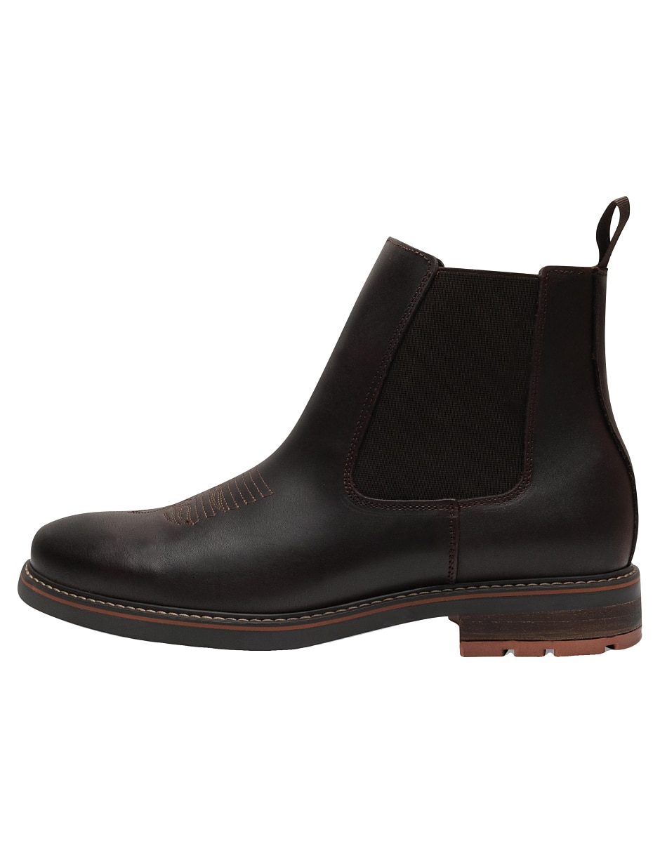 Bota de piel para hombre