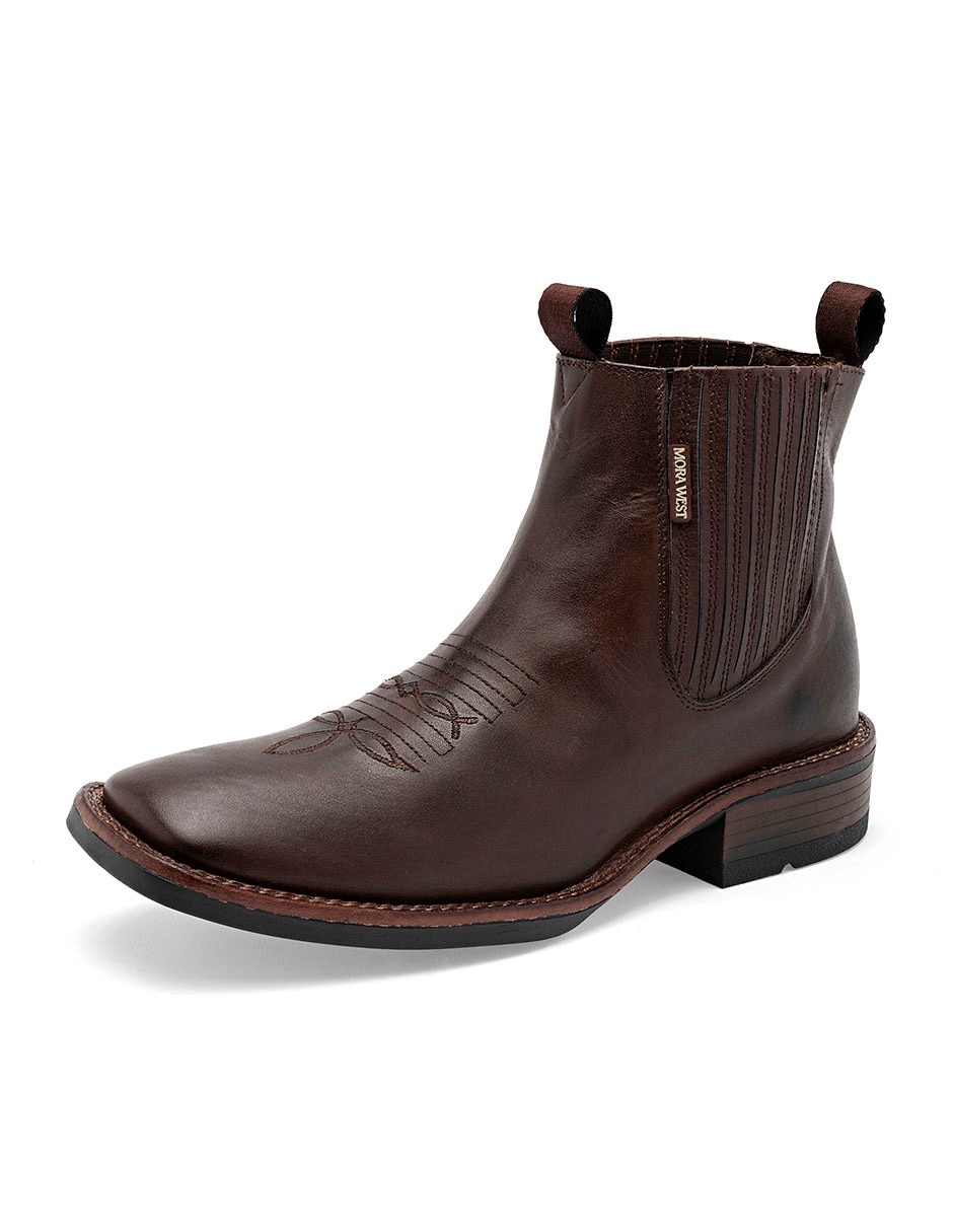 Bota de piel para hombre