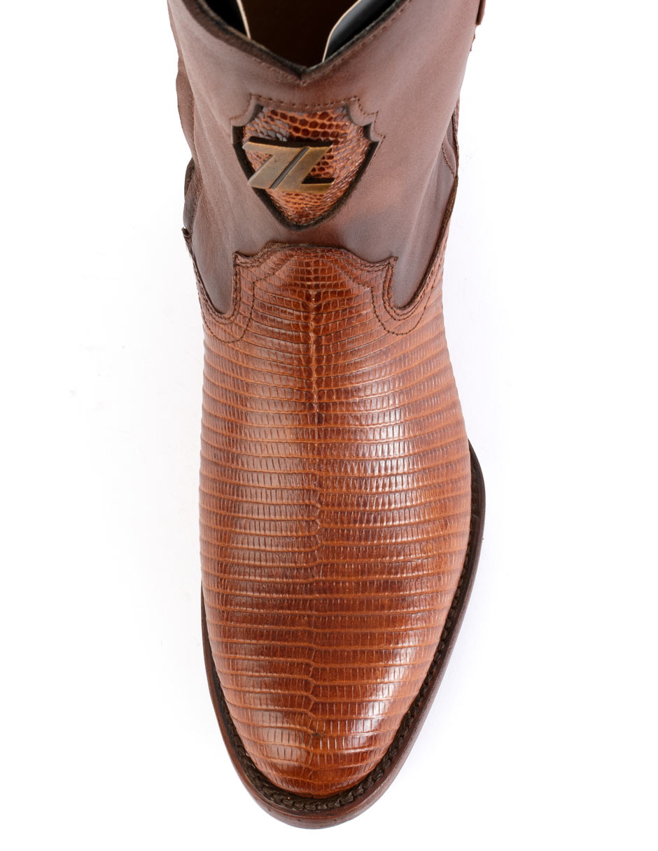 Bota bota exotica lizard de piel para hombre 4