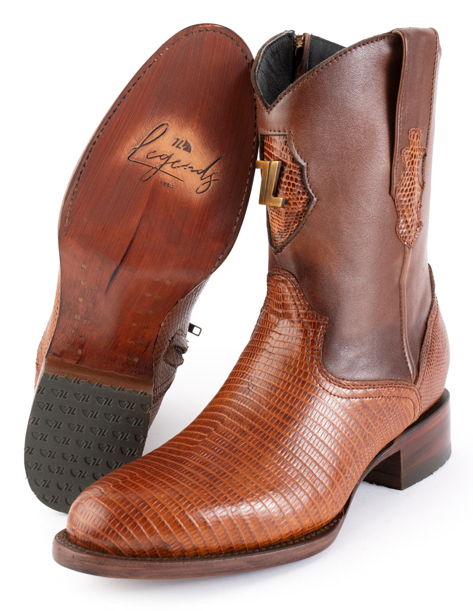 Bota bota exotica lizard de piel para hombre 3
