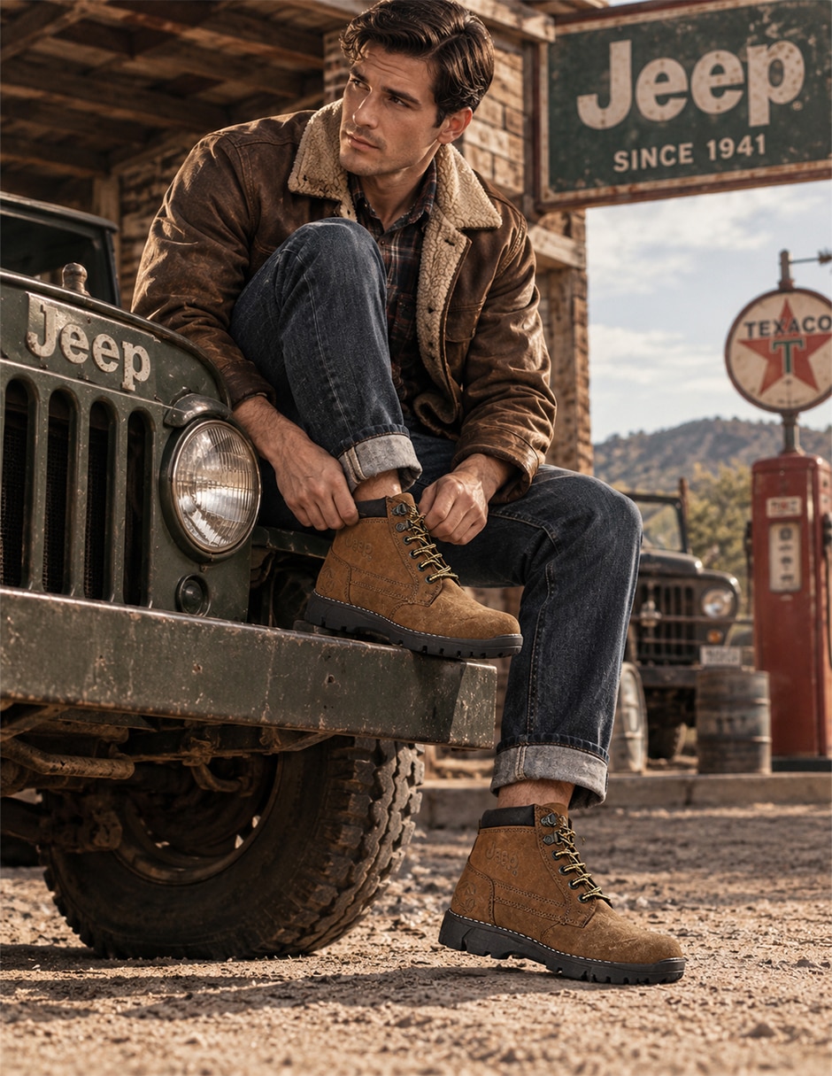 Bota de nobuck para hombre 11
