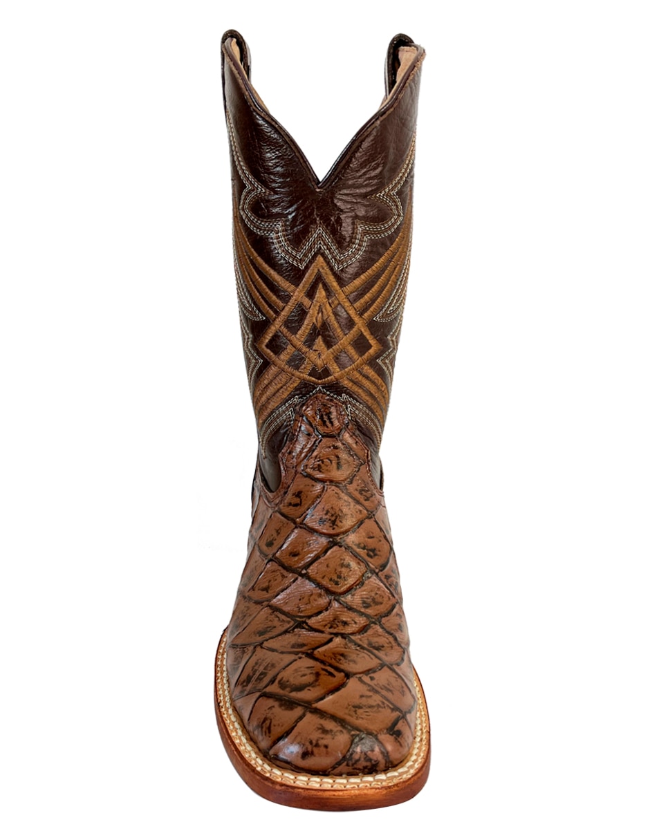 Bota vaquero de piel para hombre 6