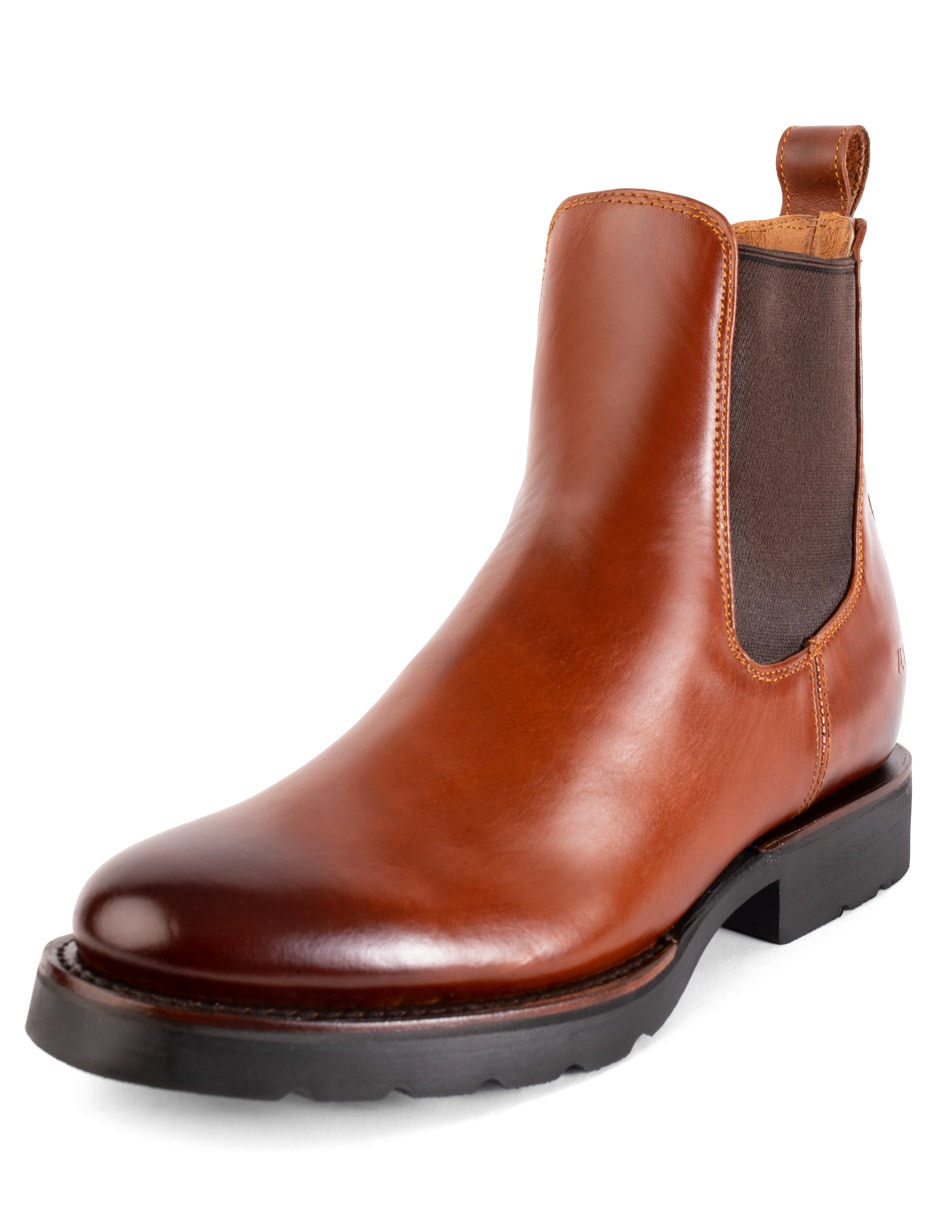 Bota chelsea de piel para hombre 6