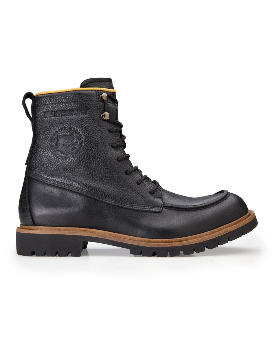 Bota mg black de piel para hombre 2