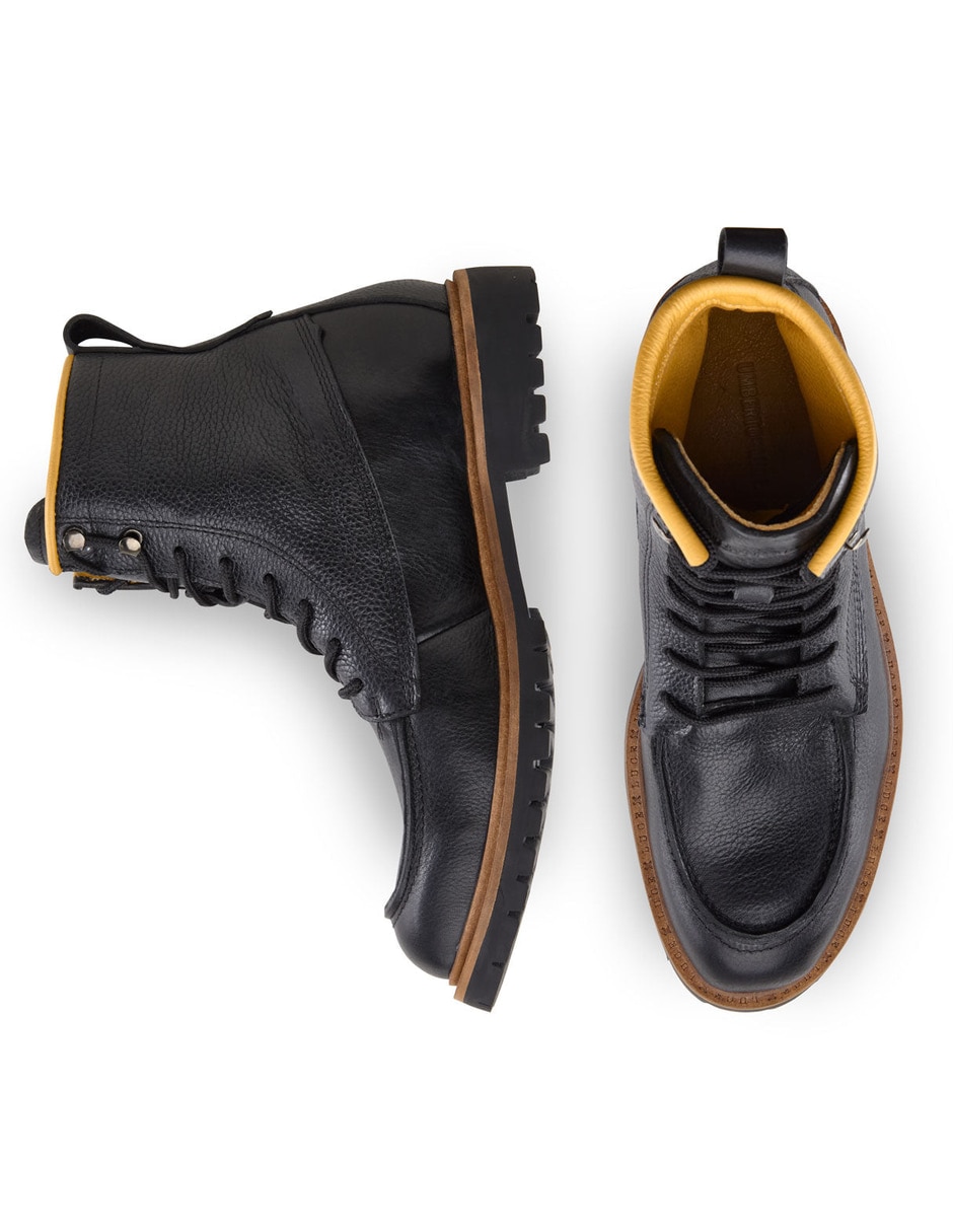 Bota mg black de piel para hombre 3