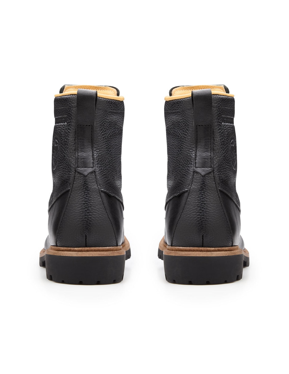Bota mg black de piel para hombre 4