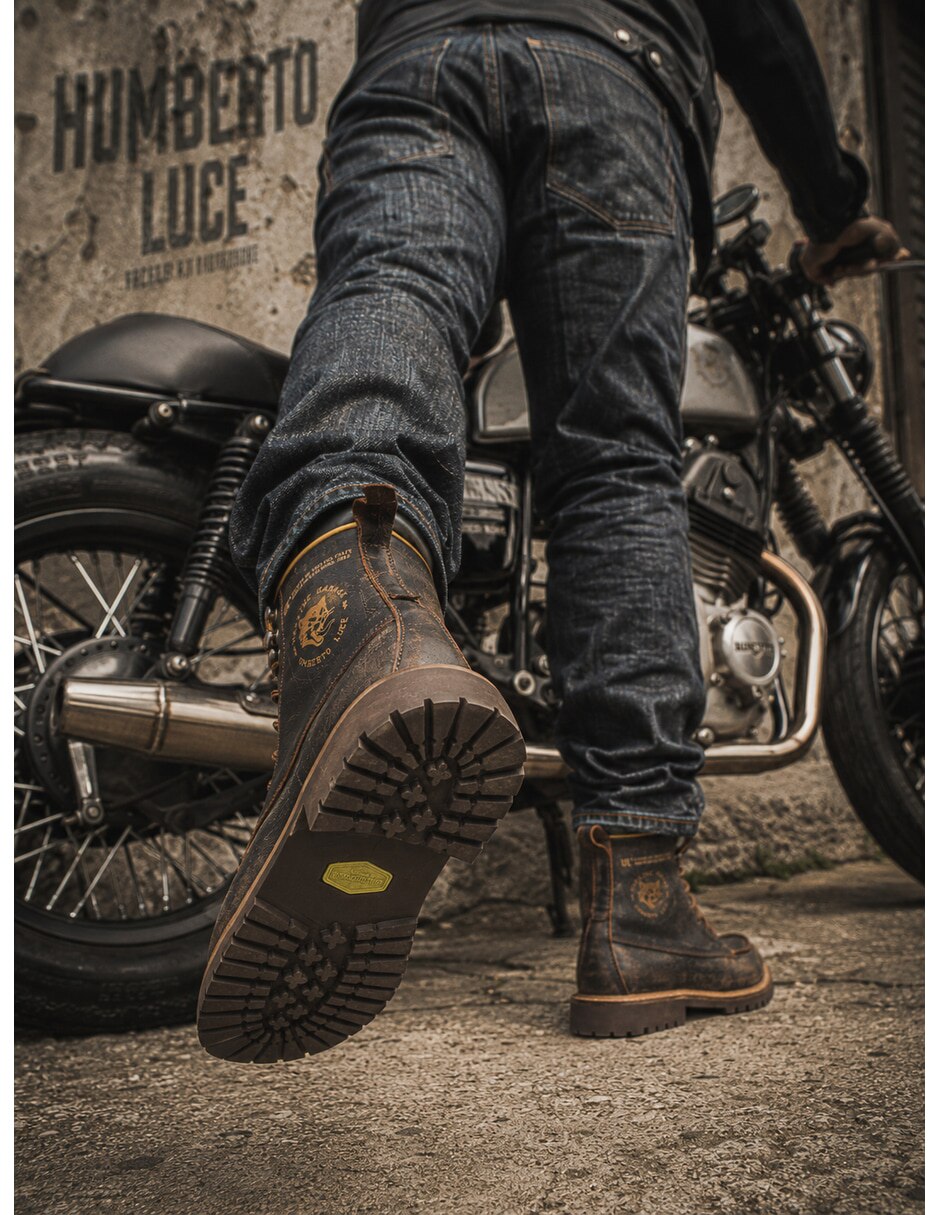 Bota mg botas de piel para hombre 7