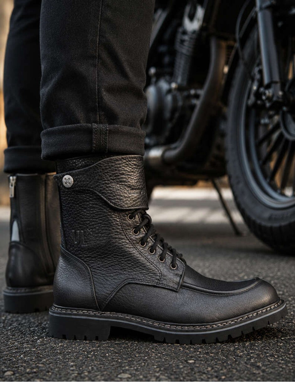 Bota rooney de piel para hombre 11