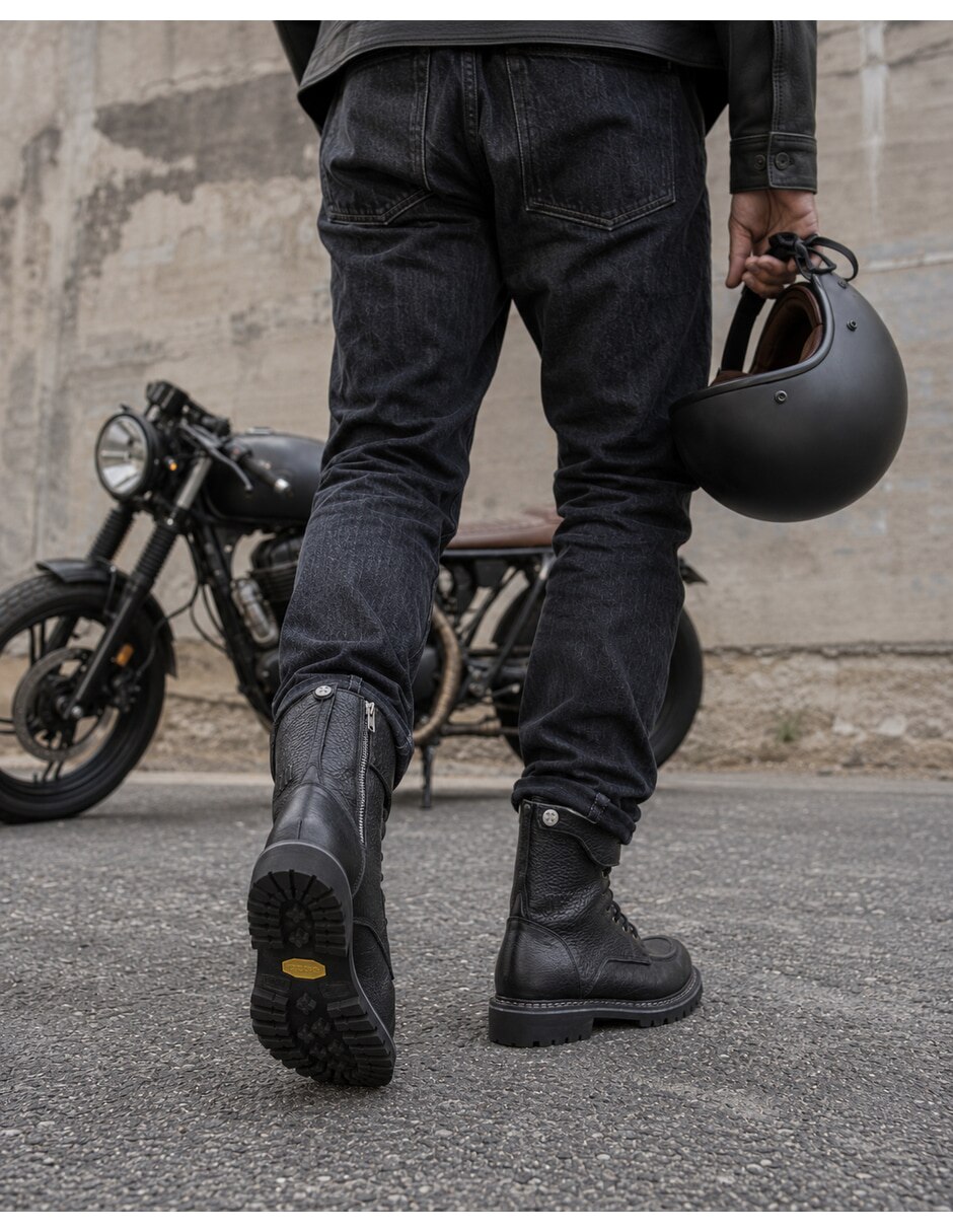 Bota rooney de piel para hombre 10