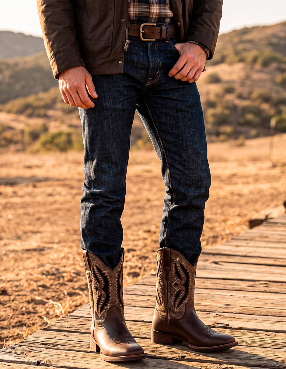 Bota/Botín Sin familia ni coleccion de Piel para hombre 6