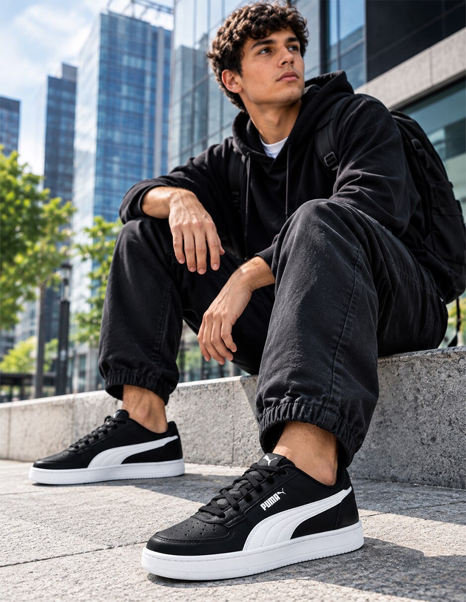 Tenis de piel(si aplica) CAVEN para hombre 10