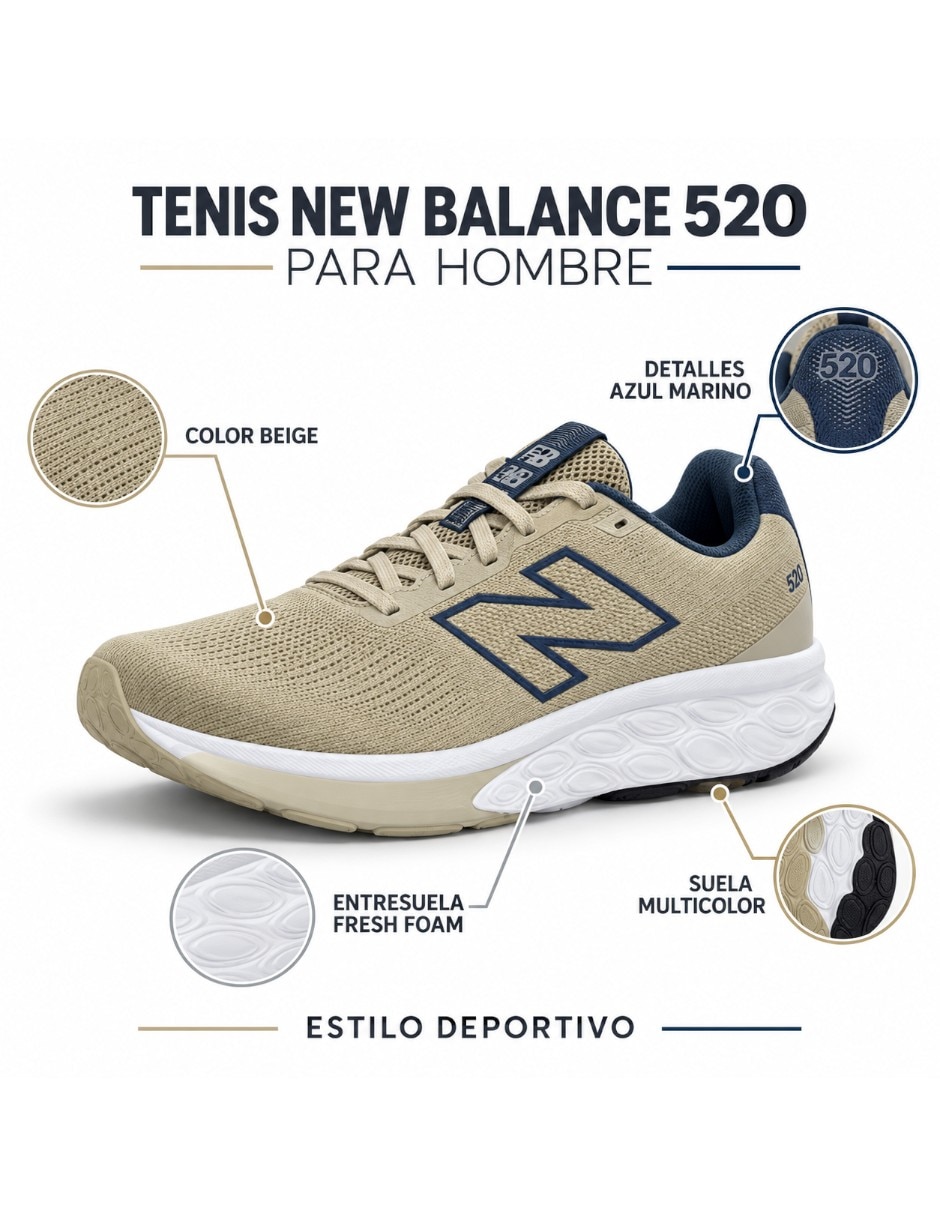 Tenis de piel(si aplica) para hombre