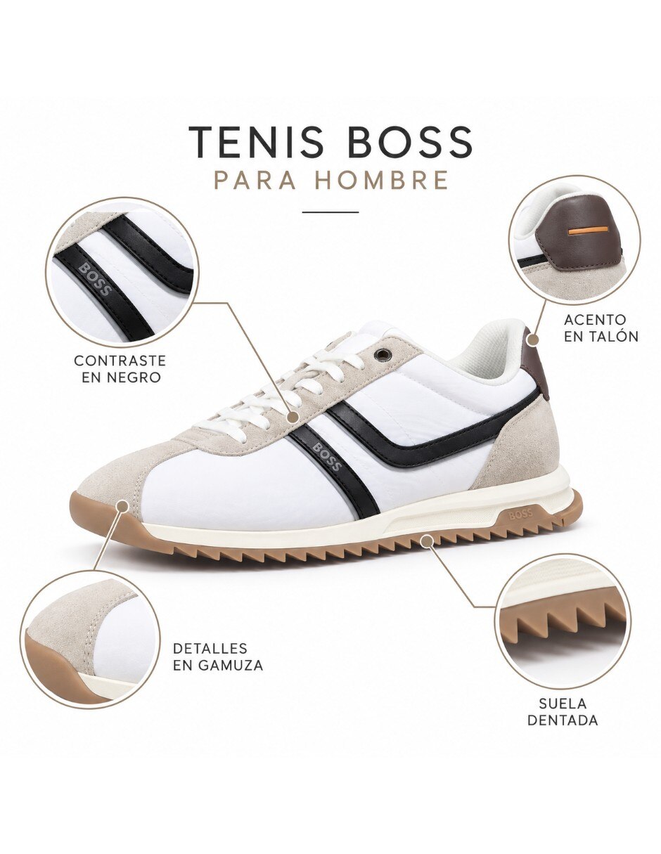 Tenis de piel(si aplica) para hombre 6
