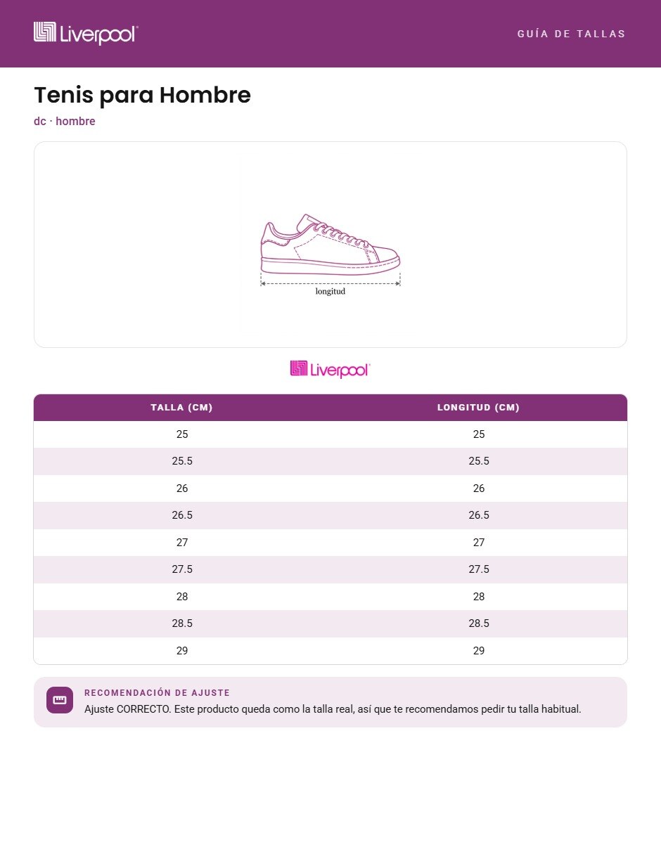 Tenis de piel(si aplica) DC Sin familia o coleccion para hombre 8