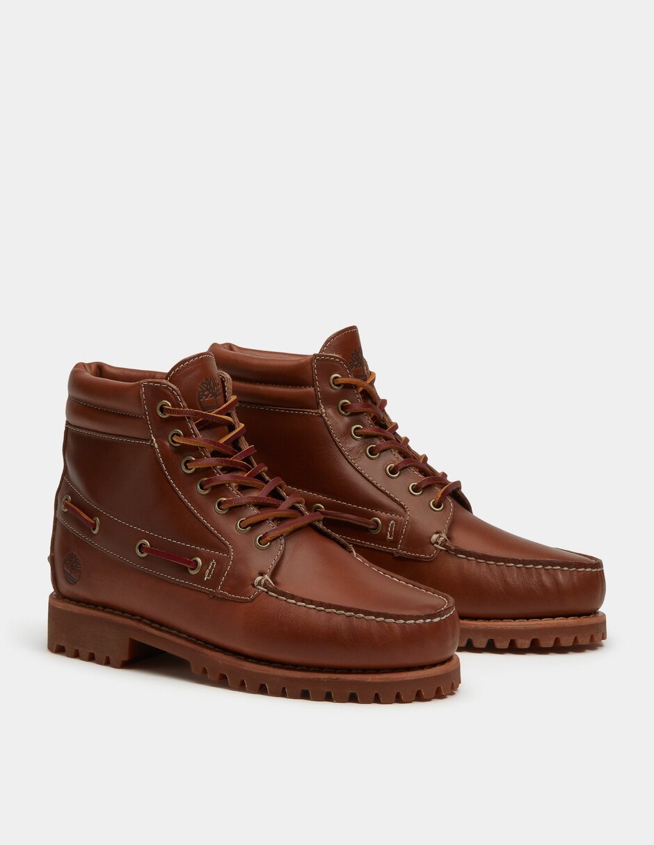 Bota/Botín Botas Timberland® Authentic Mid para Hombre Café TB0A2N4CAMX de Piel para hombre 4