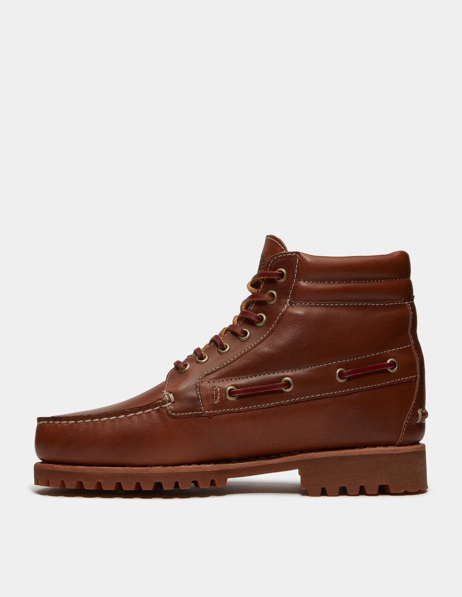 Bota/Botín Botas Timberland® Authentic Mid para Hombre Café TB0A2N4CAMX de Piel para hombre 6