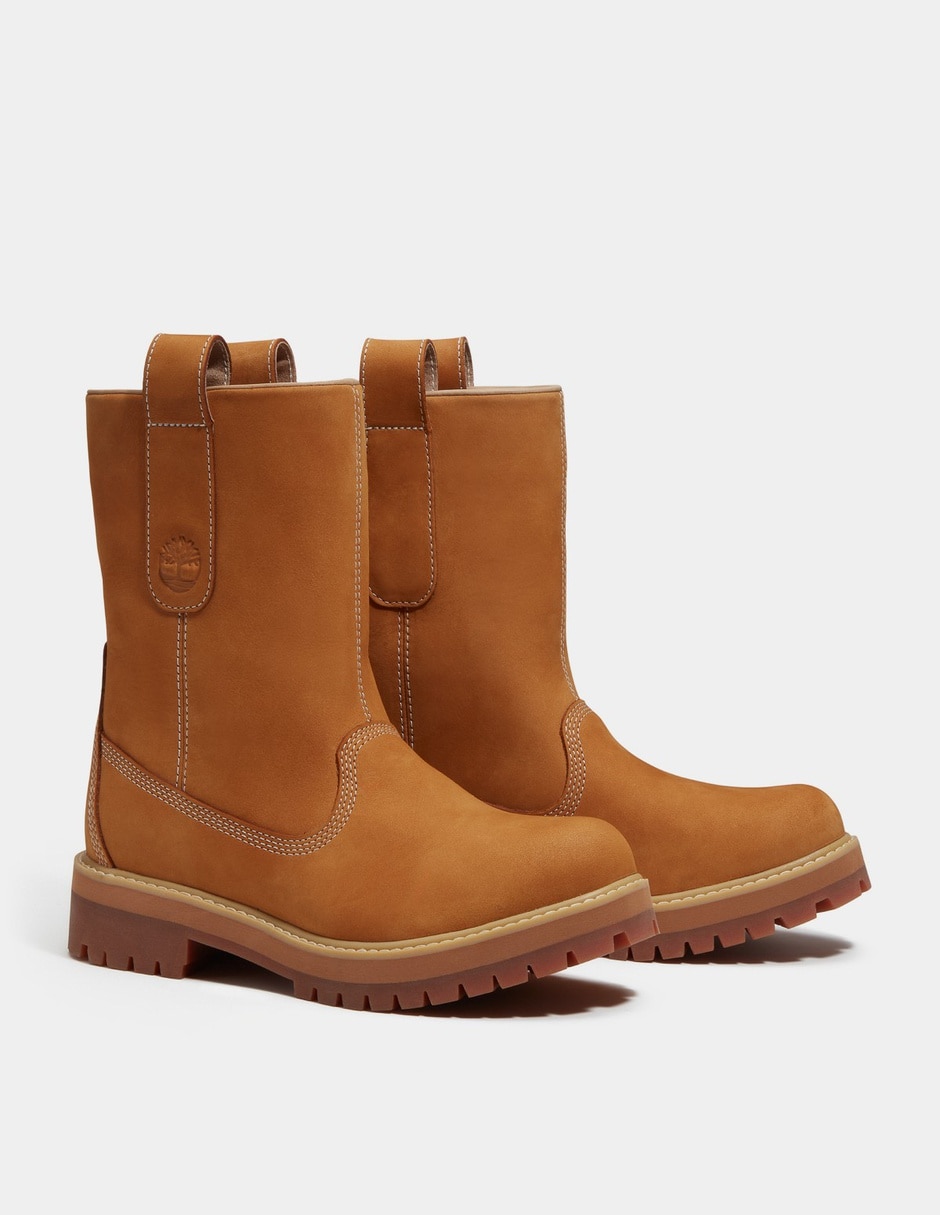Bota/Botín Botas Timberland® Heritage Mid Pull-On para Hombre Amarillo TB0A5PVJ754 de Piel para hombre 4