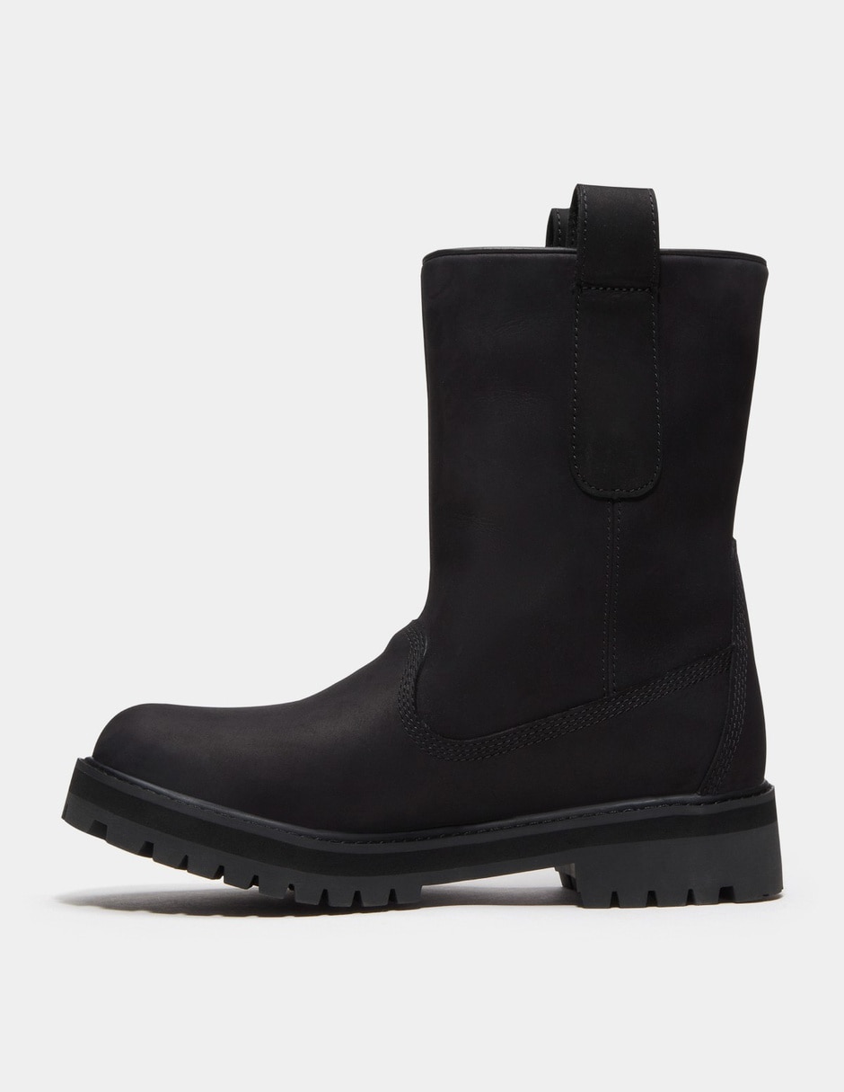 Bota/Botín Botas Timberland® Heritage Mid Pull-On para Hombre Negro TB0A5PVJW05 de Piel para hombre 6