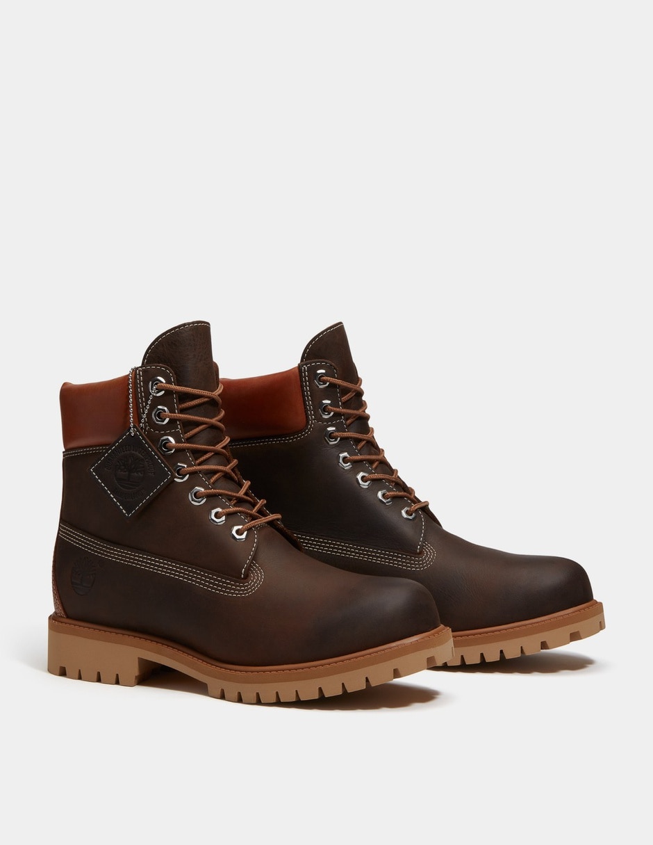 Bota/Botín Botas Timberland® Heritage de 6 pulgadas con membrana GORE-TEX para Hombre Café TB0A5T4TAMF de Cuero para hombre 4