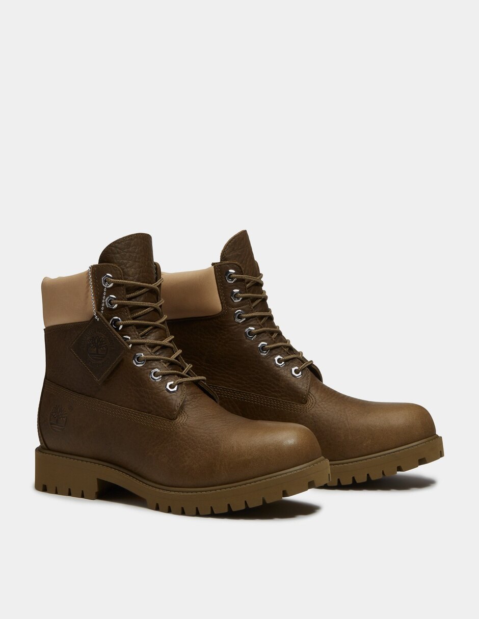 Bota/Botín Botas Timberland® Heritage de 6 pulgadas con membrana GORE-TEX para Hombre Verde TB0A5T4TAMC de Cuero para hombre 4