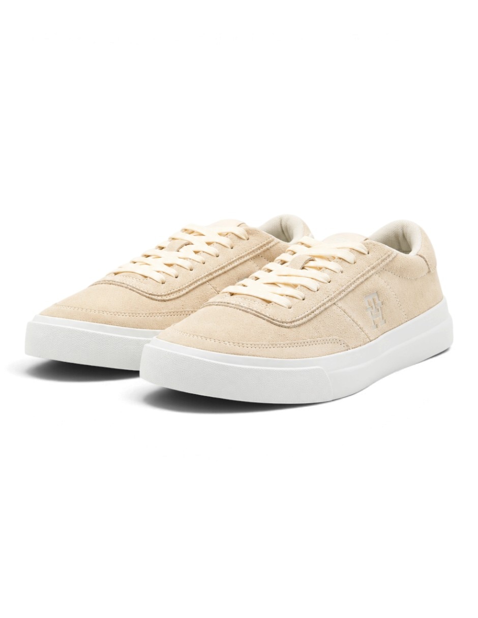 Tenis th monogram suede court trainers para hombre 2