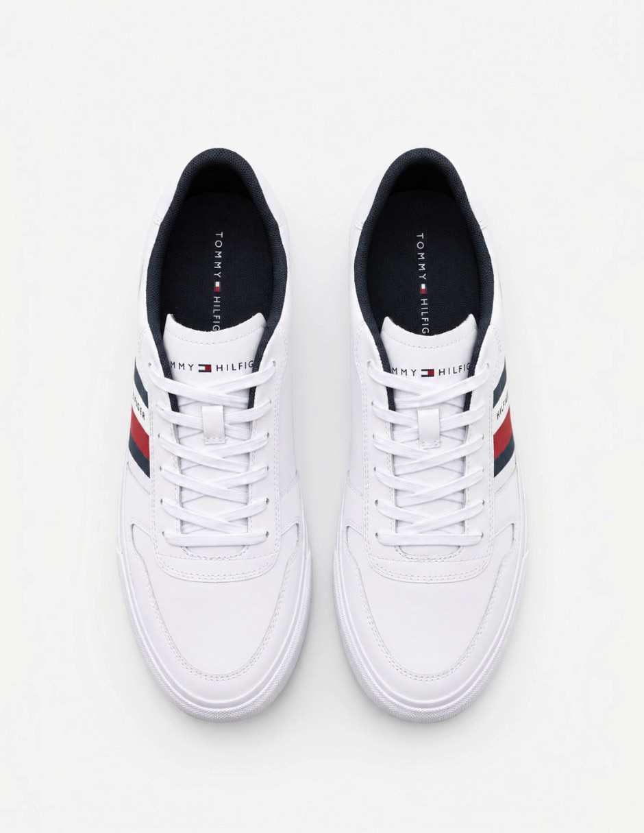 Tenis icon court stripes para hombre 3