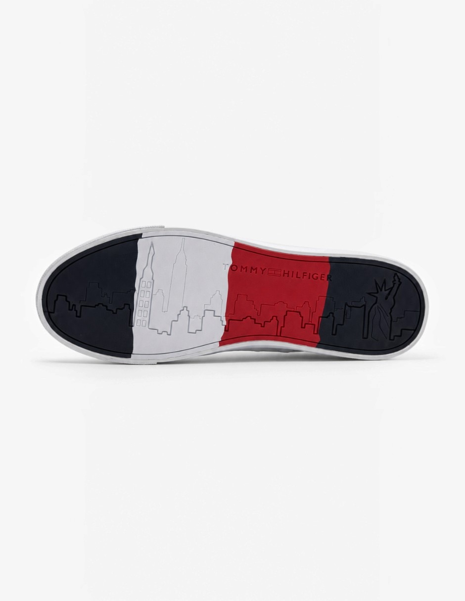 Tenis icon court stripes para hombre 4