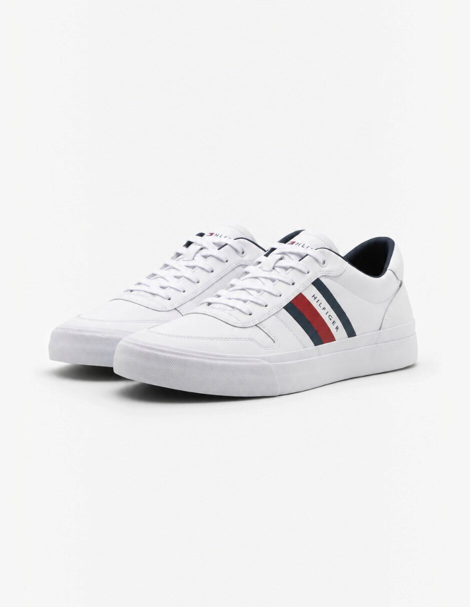 Tenis icon court stripes para hombre 6