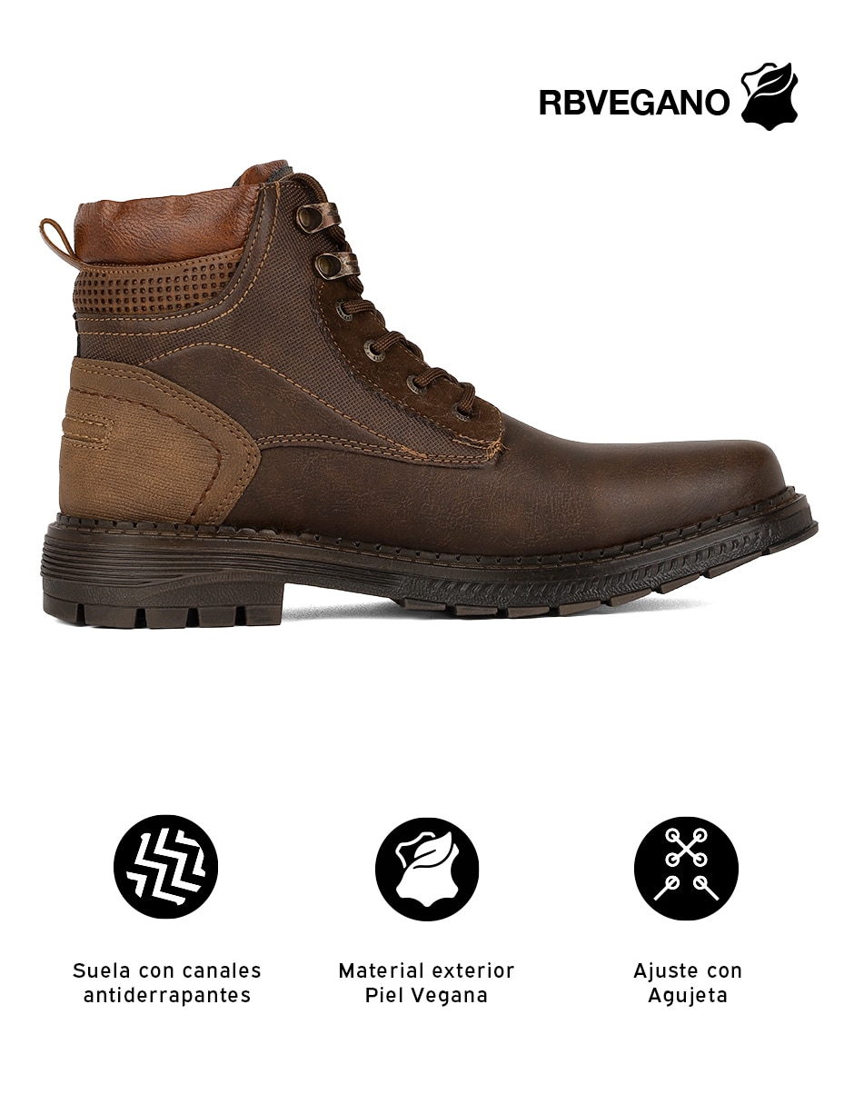 Bota de piel vegana para hombre 4