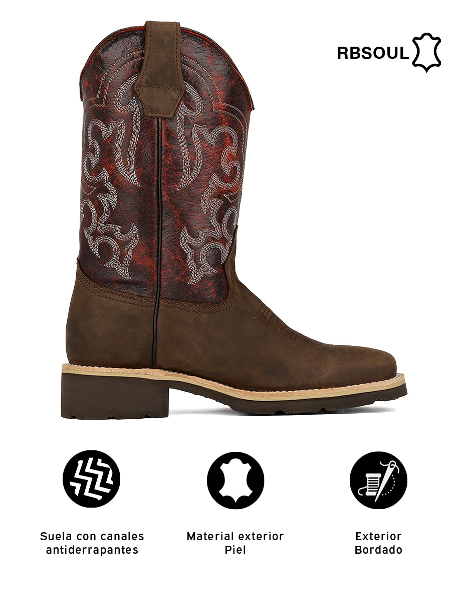 Bota de piel para hombre 4