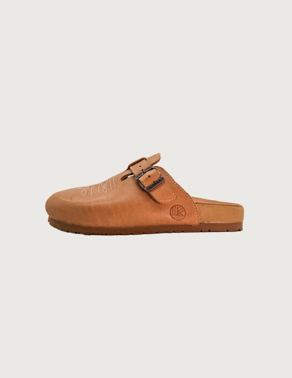 Sandalia piel para hombre