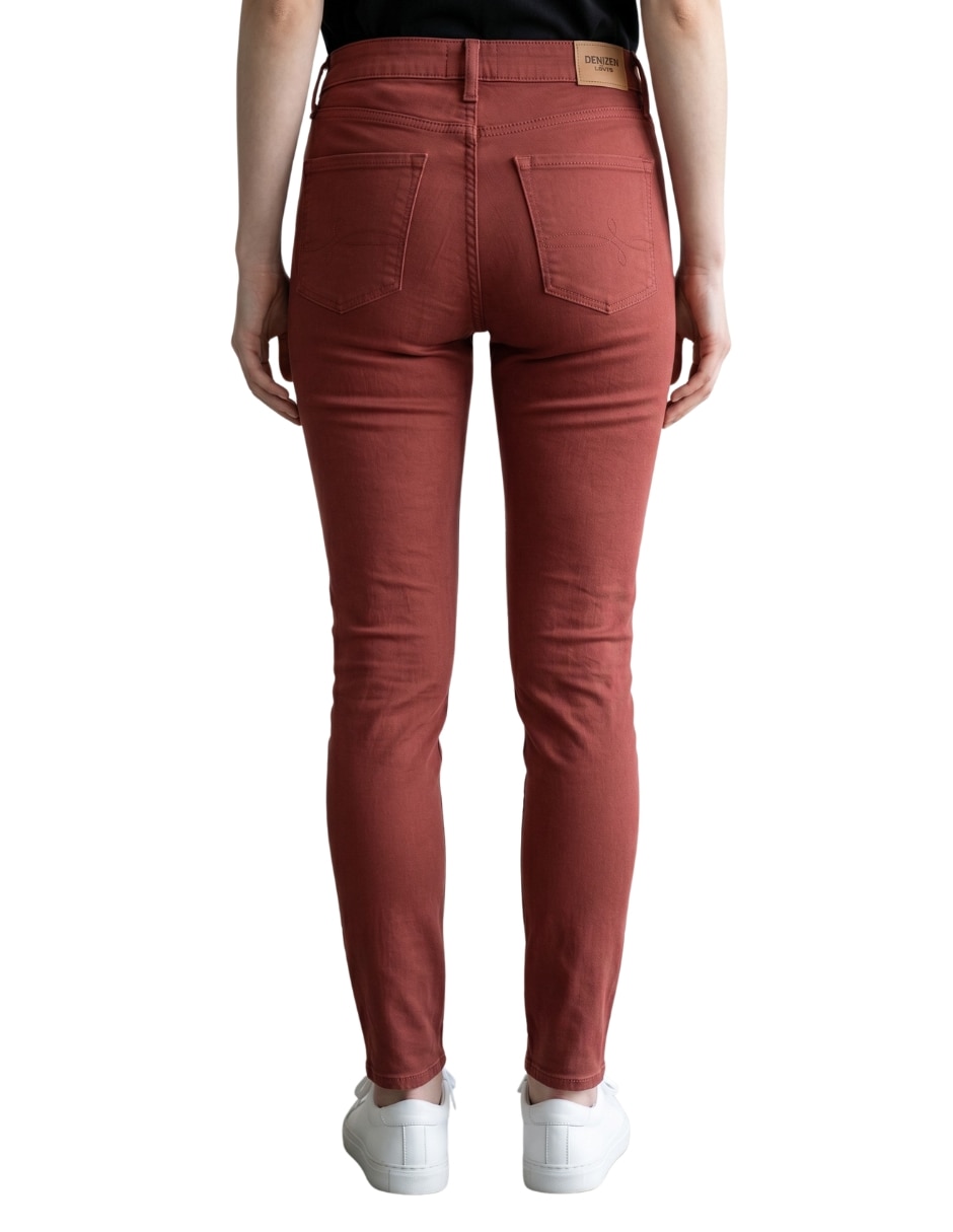 Jeans skinny Ankle Marsala para mujer 4