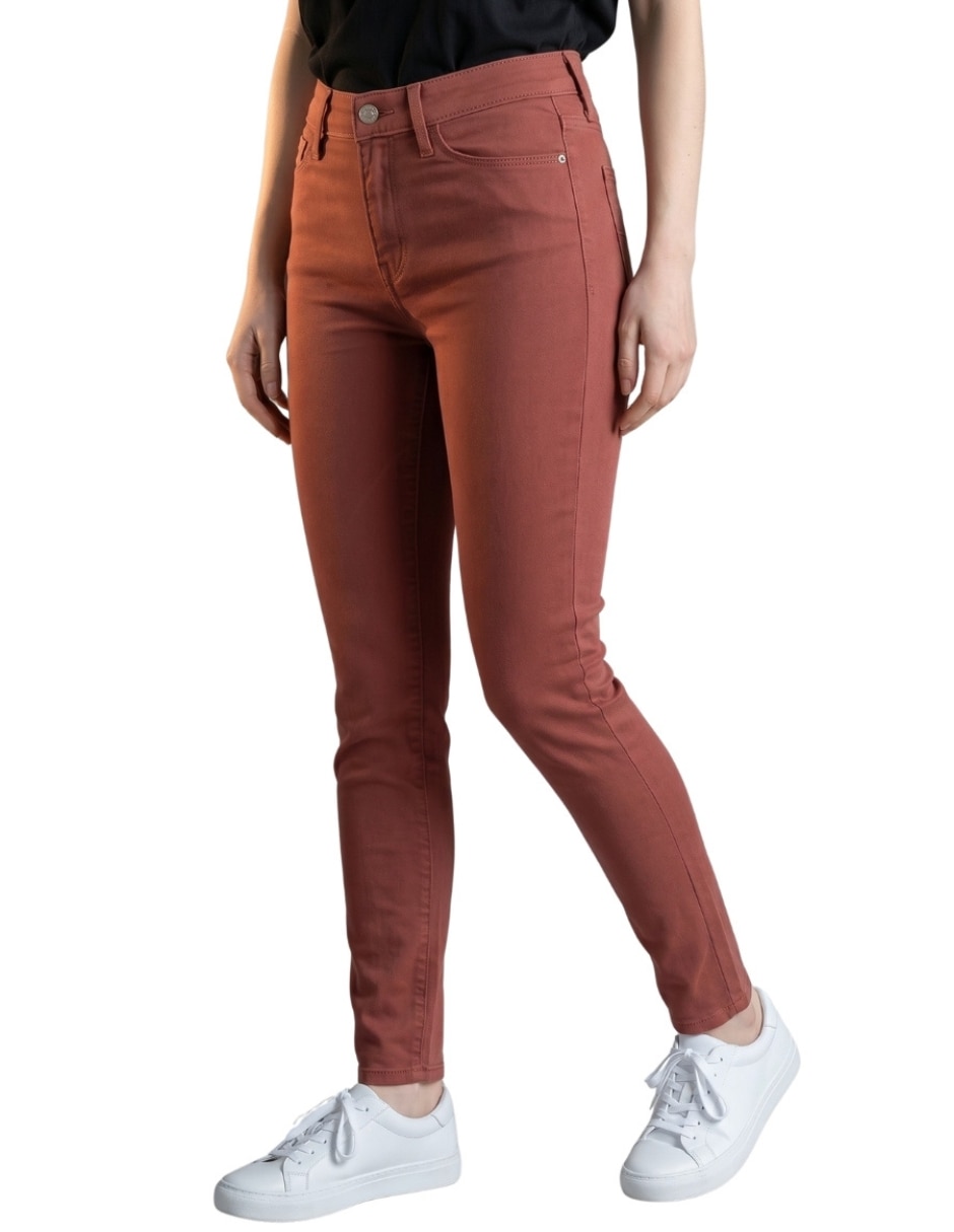 Jeans skinny Ankle Marsala para mujer 2